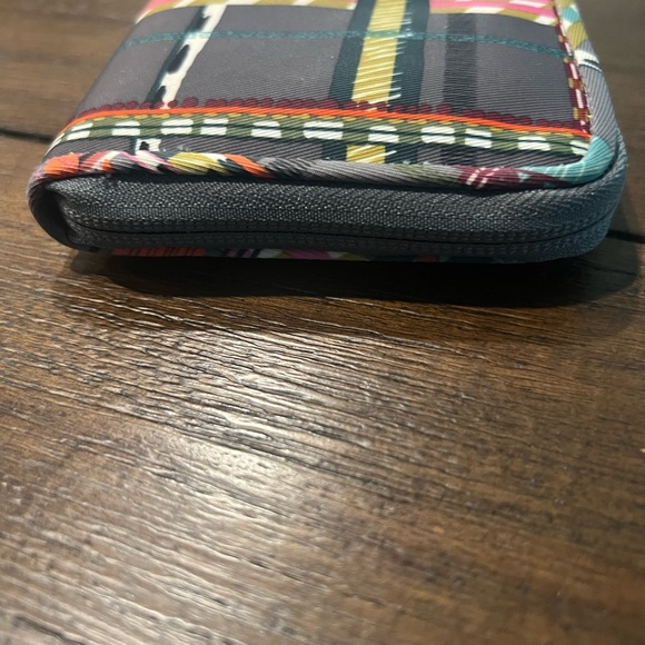 Vera Bradley Pink and Green Patterned Wallet - Picture 3 of 6